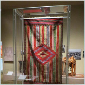 Custom museum vitrine